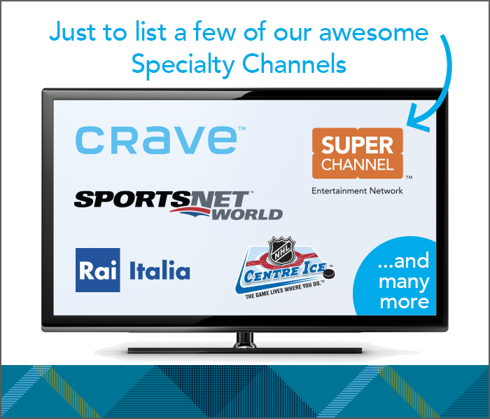 Just to list a few of our awesome specialty channels